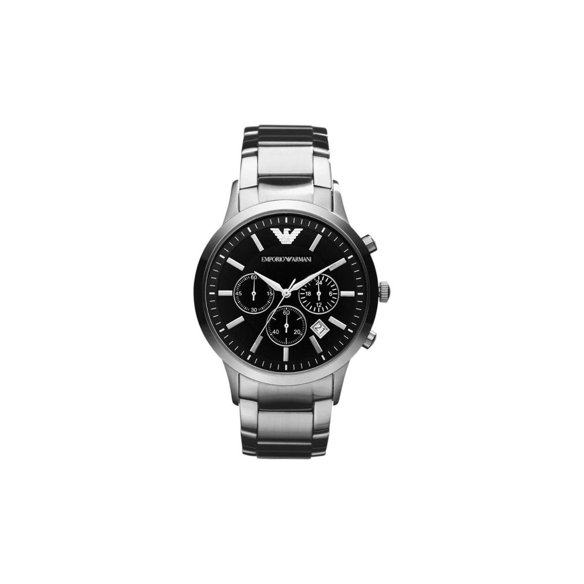 Emporio Armani AR2434 Men's Watch 43 Mm Silver
